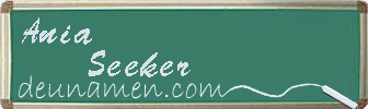 Ania Seeker Visitenkarte